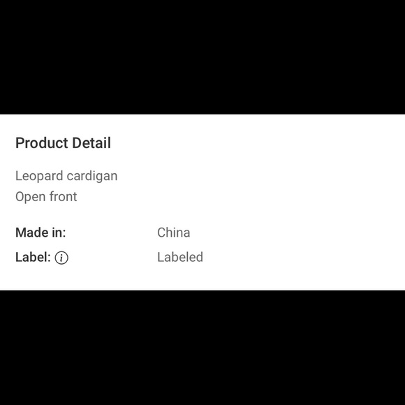 B176🤎Sassy long open cardigan in tan w/large leopard pattern🤎 Gr8 4 day2date! - Picture 4 of 7